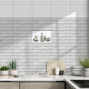5022 Grey Marble Effect Glossy Ceramic 30x45cm Kitchen Wall Tiles