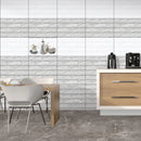 5022 Grey Marble Effect Glossy Ceramic 30x45cm Kitchen Wall Tiles