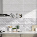 5316 Grey Glossy Finish Ceramic 30x60cm Kitchen Wall Tiles