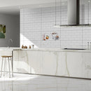 5317 White Glossy Finish Ceramic 30x60cm Kitchen Wall Tiles
