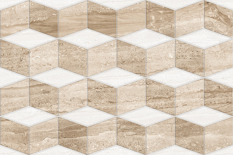 579 Beige Glossy Finish Ceramic 30x45cm Kitchen Wall Tiles