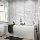 6208 Grey Glossy Finish Ceramic 30x60cm Bathroom Wall Tiles