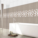973 Cream Brown Glossy Finish Ceramic 30x45cm Bathroom Wall Tiles