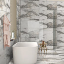 Casttano White Glossy Porcelain 60x120cm Wall And Floor Tiles