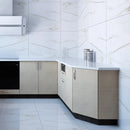 Carara Vintage White Gloss Finish Porcelain 60x60cm Wall Floor Tiles